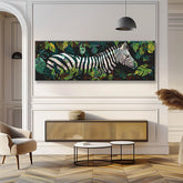 Painting by Numbers Panoramic Zebra in The Jungle